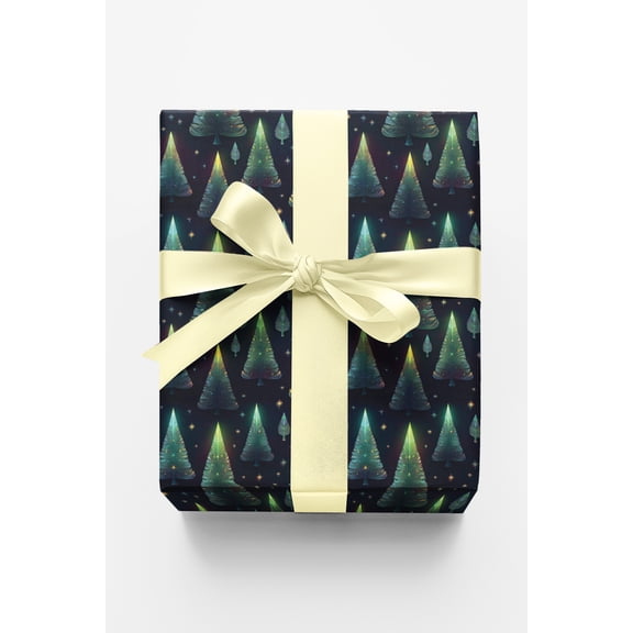London Penny Premium Wrapping Paper - Graceful Holiday Pines