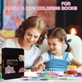 thumbnail image 5 of 160   Pens for Adult Coloring Book, 80 Colors  Pens Colored with 80 Rifills, Glitter  Pens for Artists Drawing & Painting, 5 of 7