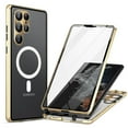 thumbnail image 1 of Metal Magsafe Magnetic Case Compatible With Samsung Galaxy S23 Ultra, Full Body Protective Case With Camera Protection, 1 of 5