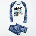 thumbnail image 3 of Snowman Print Family Matching Christmas PJs, Long Sleeve Shirts and Pants Holiday Sleepwear, 3 of 7