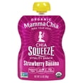 thumbnail image 5 of Mamma Chia Organic Vitality Squeeze HYZ01 Snack, Strawberry Banana, 24- 3.05 Ounce Chia Pouches. USDA Organic, Non-GMO, Vegan, Gluten Free, and Kosher. Fruit and Vegetables with only 70 Calories, 5 of 5