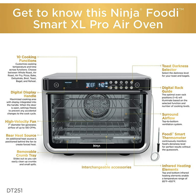 Ninja Foodi Pro 10-In-1 Digital Air Fry Oven 