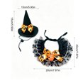 thumbnail image 3 of Halloween Pet Bandana and Hat Set for Cats and Dogs 2-Piece Saliva-Catching Party Photo Prop, 3 of 6