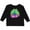 AB-Black, variant on Peacock and flowers Boys or Girls Long Sleeve Toddler T-Shirt