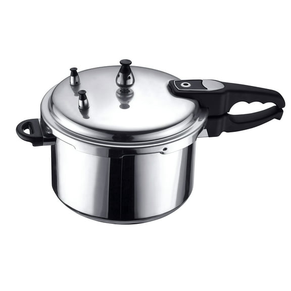 Brentwood Appliances New 6.8L Aluminum Pressure Cooker in Silver