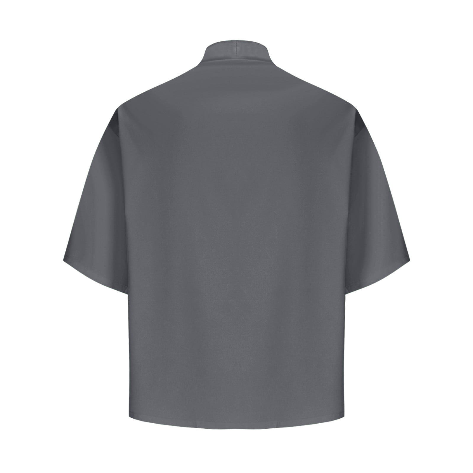 JUUYY Men's Summer Kimono Half Sleeve Men's Beach Kimono