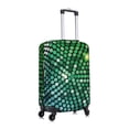 thumbnail image 3 of Daiia Green Disco Lights Luggage Cover, Thickened Washable Travel Luggage Covers, Elastic Unique Baggage Covers for 18-20 inch Luggage-X-Large, 3 of 9