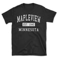 thumbnail image 1 of Mapleview Minnesota Classic Established Men's Cotton T-Shirt, 1 of 1