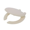 thumbnail image 3 of Asiento Redondo Para Wc Abierto Color Hueso Urrea ARA04, 3 of 4