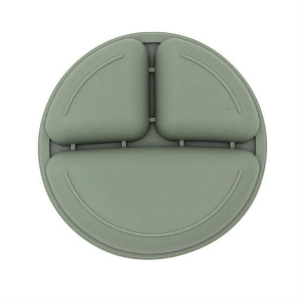 Plato De Silicona Para Niños, Vajilla De Alimentación Anticaída Para Niños, Cuenco De Alimentación Para Niños Yuarrent BA001312-03