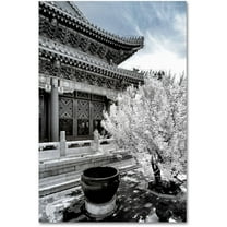 Trademark Fine Art "White Temple X" Canvas Art by Philippe Hugonnard