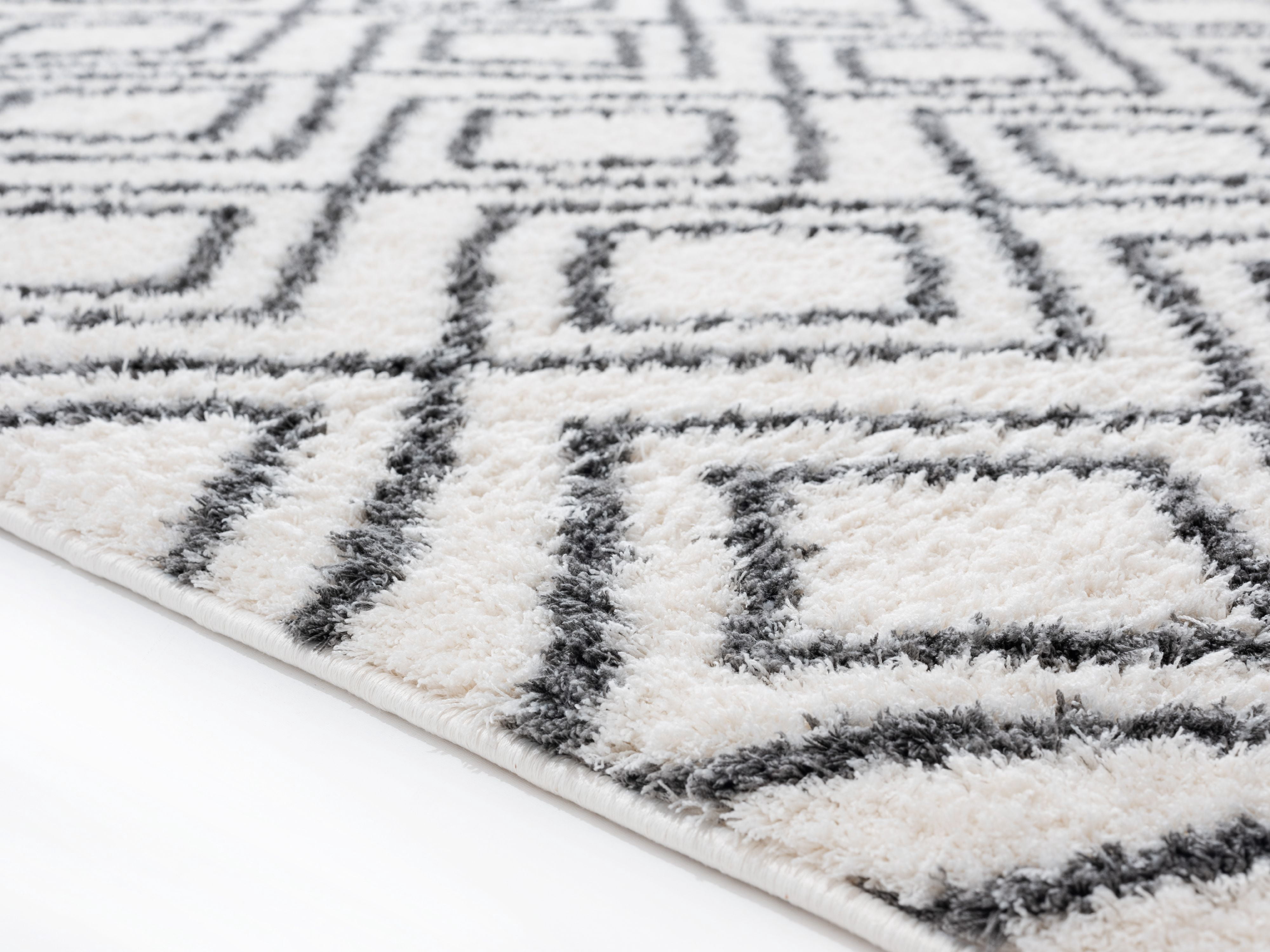 United Weavers Celestial Sarath Modern Geometric Area Rug, White, 7'10" x 10'6"