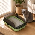 thumbnail image 4 of Semi-Enclosed High-Walled Cat Litter Box with Scoop (Anti-Scatter Design), 4 of 7