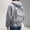 Grey, variant on Backpack Hoodie for Men Women Zipper Cardigan Creative Hoodies Lightweight Travel Hooded Sweatshirts with Backpack (Coffee,S)