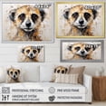 thumbnail image 4 of Designart "Portrait Of A Cute Meercat" Meercat Floater Framed Canvas Prints, 4 of 5