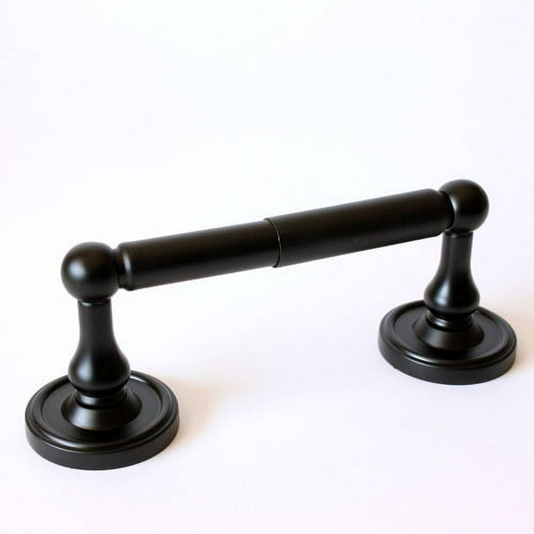 Rusticware Midtowne Black Wall Mount Single Post Toilet Paper Holder Rusticware Midtowne Black Wall Mount Single Post Toilet Paper Holder