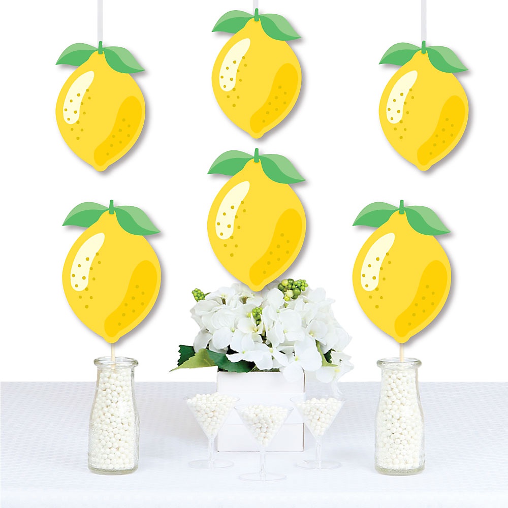 Big Dot of Happiness So Fresh - Lemon - Decorations DIY Citrus Lemonade  Party Essentials - Set of 20 - Walmart.com