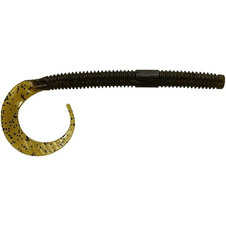 Yamamoto 10 Ichi Worm Green Pumpkin Black Flake