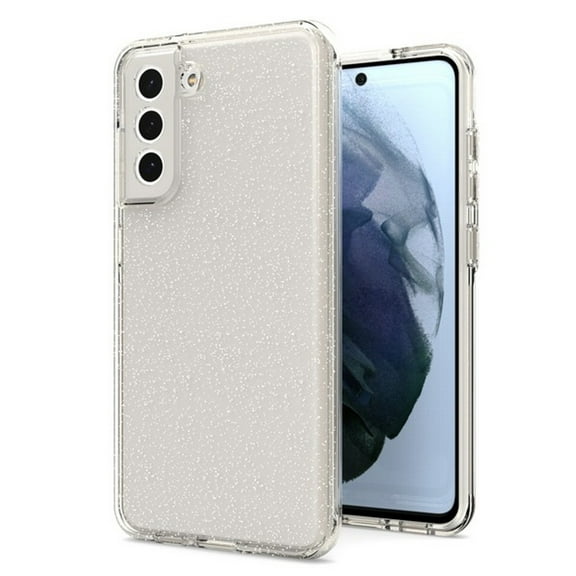 For Motorola Moto G Stylus 5G 2021 Glitter Sparkle Bling Shiny Thin Slim Hybrid Shockproof Rubber Silicone TPU Protective Phone Case Cover by Xpression [Clear]