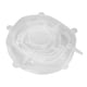 thumbnail image 1 of Juego de 6 tapas de silicona para envolver alimentos, universales y elásticas, para cocina, 1 of 9