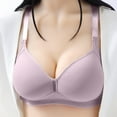 thumbnail image 3 of Wdfiry Plus Size Wirefree Bras for Women Full Coverage Soft Support Bralettes Embroidery Light Breathable Push Up Everyday Bra, 3 of 6