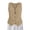 Beige, variant on Womens V-Neck Plain Blazer Vest Summer Linen Sleeveless Fitted Waistcoat Work Casual Cotton Tops Blouse Vest by Awwp White Xl