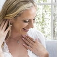 thumbnail image 6 of Cate & Chloe Betty 18k Rose Gold Plated Pearl Drop Earrings with Swarovski Crystals for Gift Women, 6 of 8