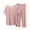 Pink pajama sets, variant on Women's Petite Pajama Sets 2 Piece Ladies Short Sleeve Crewneck Pjs Long Pants Loungewear Soft Sleepwear