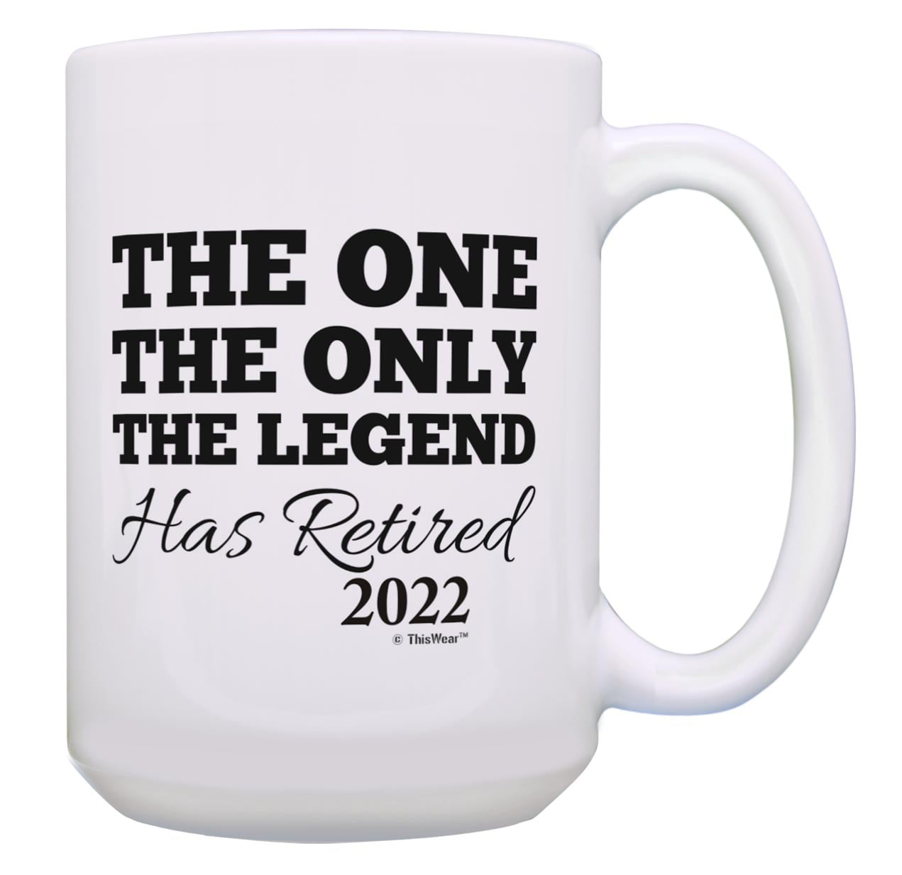 Widdop Hotchpotch Orion Mug The Legend Has Retired Coffee/ Tea Cup Gift Ideas
