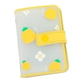 thumbnail image 2 of Titular de la de crédito simple Binder Pockets Storage Bag Photo Sticker Holder Business Card Organizer ID Card Case para , amarilla amarilla perfecl titular de la tarjeta, 2 of 7