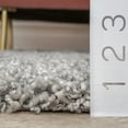 thumbnail image 3 of nuLOOM Gwenyth Solid Shag Area Rug, 4' x 6', Gray, 3 of 9