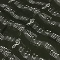thumbnail image 7 of Wrapables? Lightweight Musical Notes Infinity Scarf, Black, 7 of 7