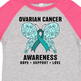 thumbnail image 4 of Inktastic Ovarian Cancer Awareness Hope Support and Love Boys or Girls Toddler T-Shirt, 4 of 5
