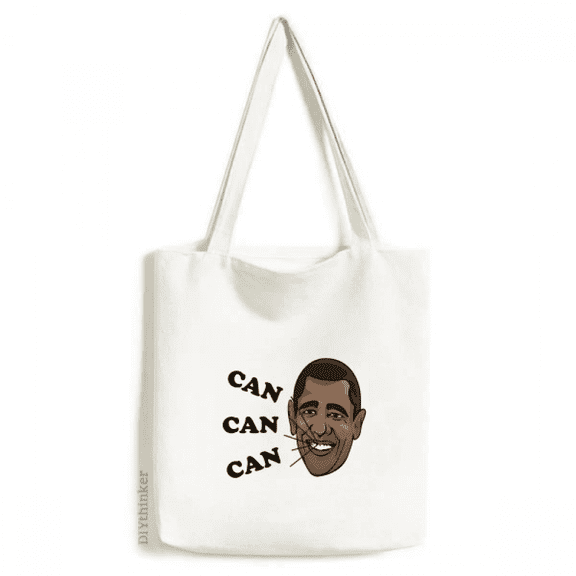 Obama Agrees Election Result Can Tote Canvas Bag Shopping Satchel Casual Handbag