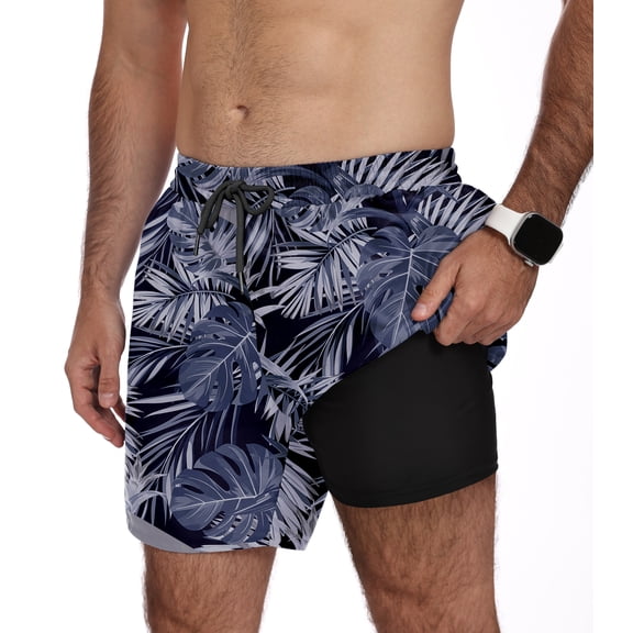 Swim Trunks Mens 7 inch Quick Dry Swim Shorts for Men's Beach Shorts