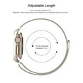 thumbnail image 3 of For Apple Watch Band with Case 44mm Series SE/Series 6/Series 5/Series 4, Stainless Steel Milanese Loop - Gold, 3 of 6