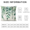 thumbnail image 6 of Nawypu Eucalyptus Leaves Pillow Cover Blue Green Summer Flower Throw Pillow Case Greenery Decoration Cushion Case for Outdoor Activity Sofa Home Couch Office Car, 2Pcs, 6 of 6
