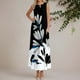 thumbnail image 1 of Vestido Largo Informal de Verano Con Escote En V Para Mujer, Para Playa, Holgado, Cómodo, Estilo Bohemio., 1 of 3
