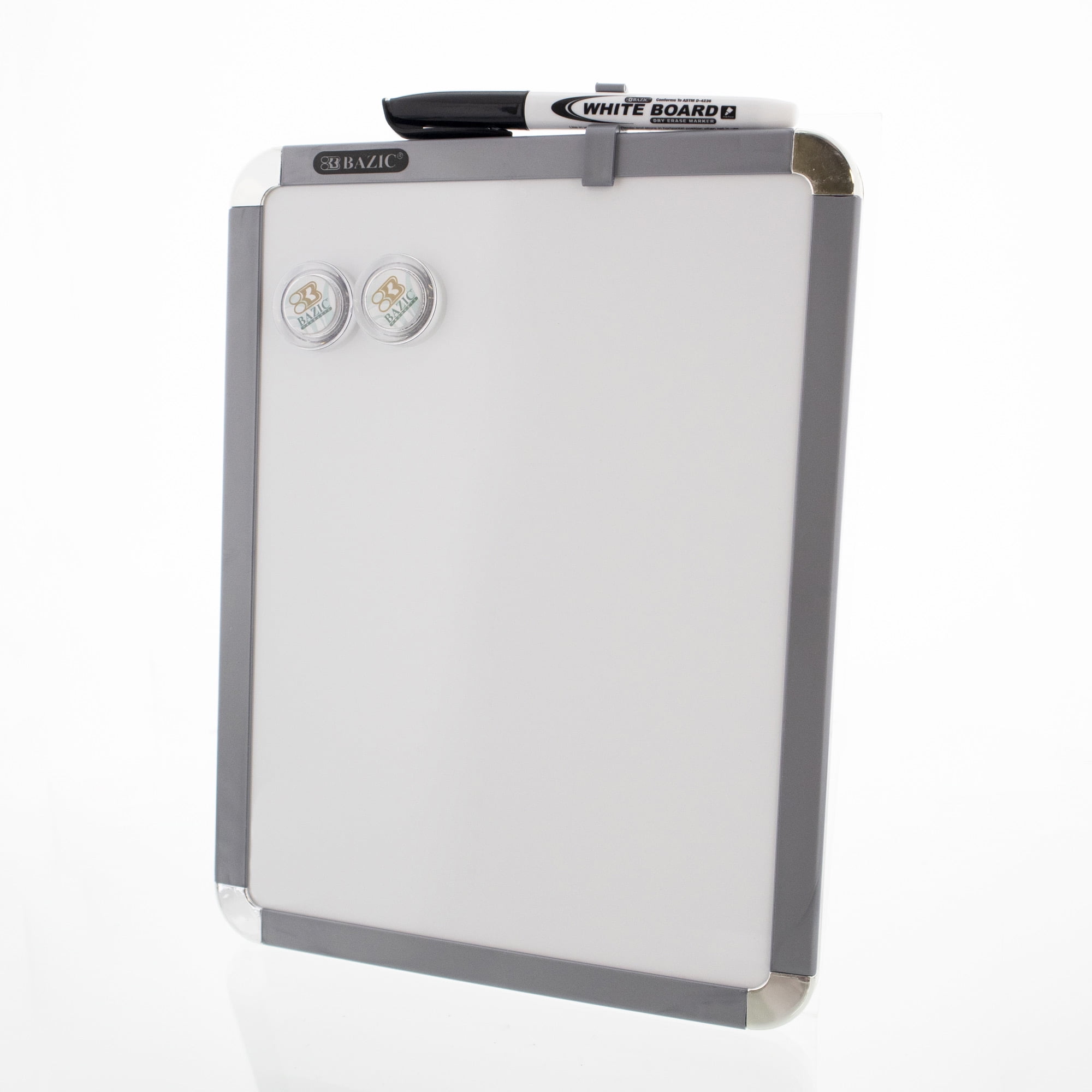 BAZIC Magnetic Dry Erase Whiteboard & Marker + 2 Magnets