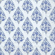 Boston International Rosanne Beck Everyday IHR 3-Ply Paper Napkins, 20-Count Lunch Size, Blue Medallion