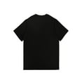 thumbnail image 3 of Camiseta gráfica retro Happy Hardcore Smile que brilla en la oscuridad para hombre. Cuello redondo de algodón negro con diseño de cara alegre verde neón. Estilo raver informal para todas las estacione, 3 of 7