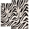 2-Piece Zebra Bath Rug Set