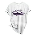 thumbnail image 3 of Alzheimer's Awareness T-Shirt - Memories Matter Support Graphic Tee, S, White, 3 of 3