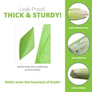 13 Gal. 1 Mil. Compostable Trash Bags with drawstring, Eco-Friendly, Heavy-Duty (30-Count)