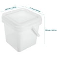 thumbnail image 3 of ACDANC Plastic Bucket with Handle Lid Reusable Paint Bucket Oil Paint Pail Bucket Painters Kettle, 3 of 7