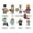 8Pcs#2, variant on 8Pcs Horror Building Block Sets, Horror Action Figures Building Blocks Minifigures 2 Inches, Horror Collectables Jack Skellington Sally Pennywise Pumpkin King & More,Horror Toy for Kids