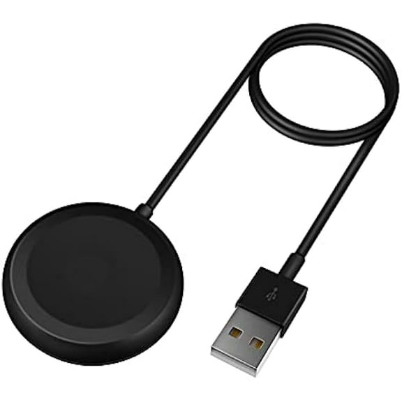 FU1999 Charger Cable Compatible with Samsung Galaxy Watch, Portable Charging Dock for Watch 6/6 Classic/5/5 pro/4/3/Active2/1/Gear Sport/S3, 5ft