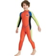 thumbnail image 2 of Kids Boys Girls 2.5mm Neoprene Wetsuit Thermal One Piece Swimsuit UV Protection Rash Guard, 2 of 14