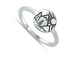 thumbnail image 4 of Earth Nature Spiritual Ring .925 Sterling Silver Band Jewelry Female Male Unisex Size 6, 4 of 4