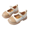 thumbnail image 2 of Otqutp Girls Mary Jane Shoes Dress Flats for School Uniform Summer Kids Chunky Low Heel Wedding Party Dress up Shoes, 2 of 6